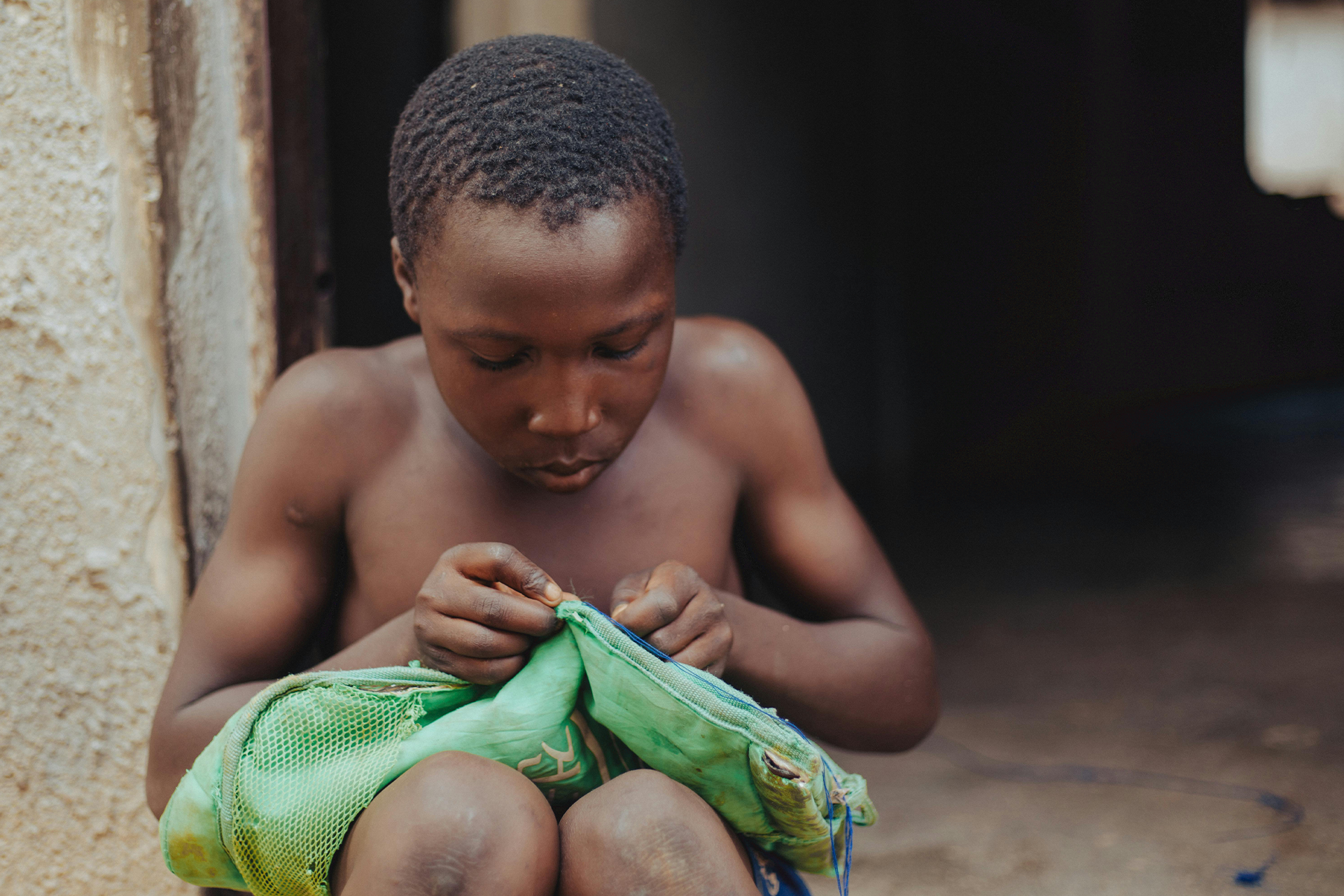 Youth developing business skills